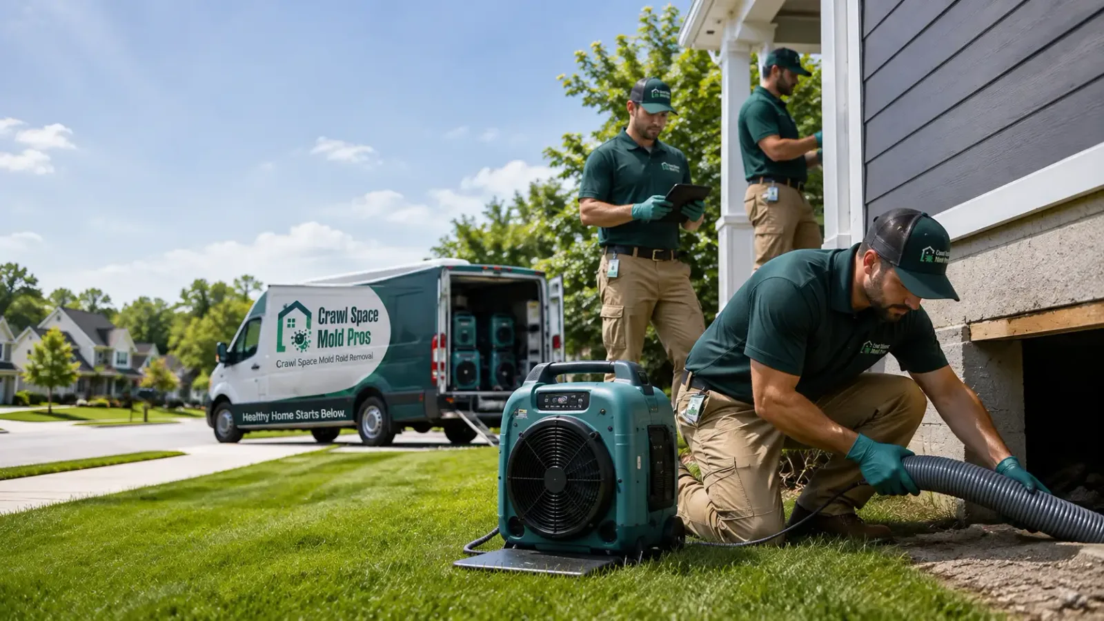 Crawl Space Mold Removal in Simla, CO